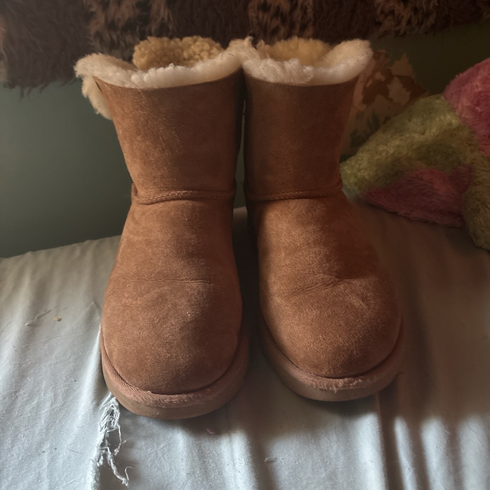 UGG Tan Ankle Boots